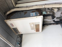 川崎区観音 gq-1300wa→rux-a1615we 給湯器 交換取付 工事