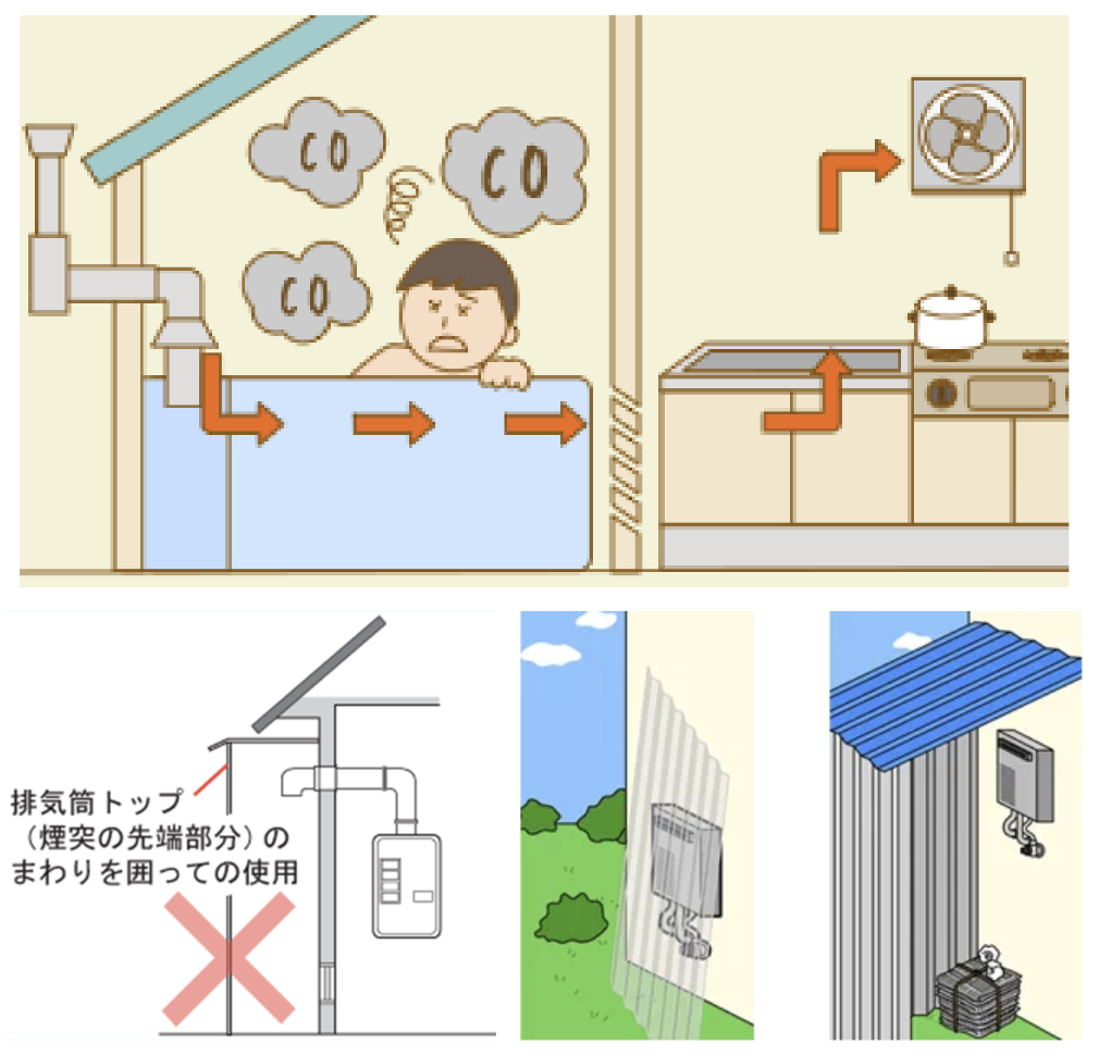 一酸化炭素中毒に注意